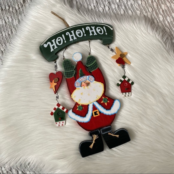(❤️2/$20) Wooden Santa decoration - Picture 1 of 1